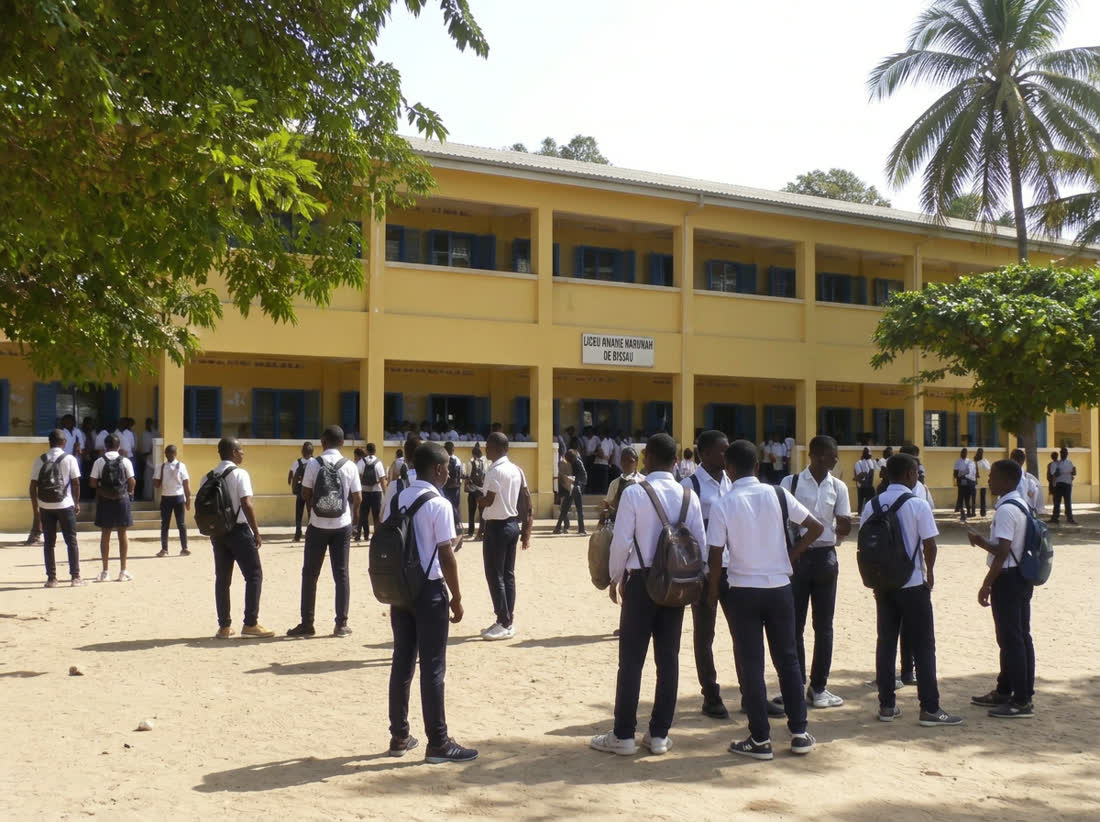 Escola em Bissau — Escola Secundária de Bissau